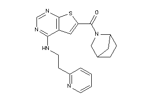 5-azabicyclo[2.2.1]heptan-5-yl-[4-[2-(2-pyridyl)ethylamino]thieno[2,3-d]pyrimidin-6-yl]methanone