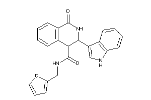 N-(2-furfuryl)-3-(1H-indol-3-yl)-1-keto-3,4-dihydro-2H-isoquinoline-4-carboxamide