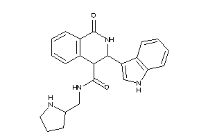 3-(1H-indol-3-yl)-1-keto-N-(pyrrolidin-2-ylmethyl)-3,4-dihydro-2H-isoquinoline-4-carboxamide