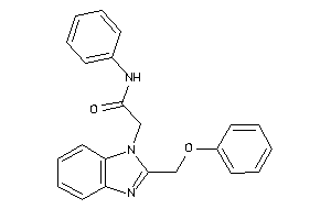 2-[2-(phenoxymethyl)benzimidazol-1-yl]-N-phenyl-acetamide