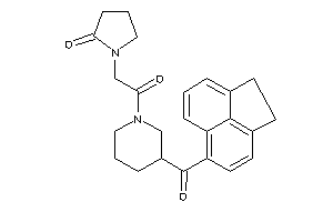 1-[2-[3-(acenaphthene-5-carbonyl)piperidino]-2-keto-ethyl]-2-pyrrolidone