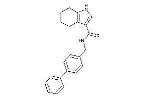 N-(4-phenylbenzyl)-4,5,6,7-tetrahydro-1H-indole-3-carboxamide