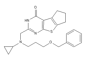 [3-benzoxypropyl(cyclopropyl)amino]methylBLAHone