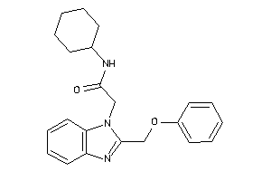 N-cyclohexyl-2-[2-(phenoxymethyl)benzimidazol-1-yl]acetamide