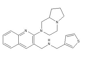 [2-(3,4,6,7,8,8a-hexahydro-1H-pyrrolo[1,2-a]pyrazin-2-yl)-3-quinolyl]methyl-(3-thenyl)amine