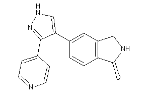 5-[3-(4-pyridyl)-1H-pyrazol-4-yl]isoindolin-1-one