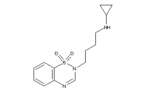 Cyclopropyl-[4-(1,1-diketobenzo[e][1,2,4]thiadiazin-2-yl)butyl]amine