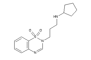 Cyclopentyl-[3-(1,1-diketobenzo[e][1,2,4]thiadiazin-2-yl)propyl]amine