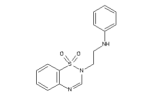 Image of 2-(1,1-diketobenzo[e][1,2,4]thiadiazin-2-yl)ethyl-phenyl-amine