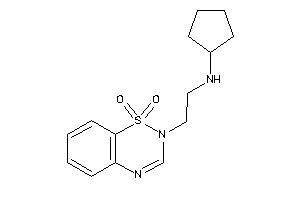 Cyclopentyl-[2-(1,1-diketobenzo[e][1,2,4]thiadiazin-2-yl)ethyl]amine