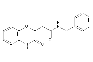 N-benzyl-2-(3-keto-4H-1,4-benzoxazin-2-yl)acetamide