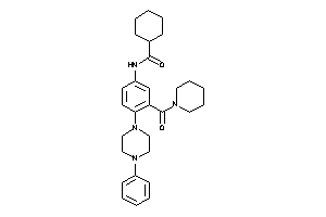 N-[4-(4-phenylpiperazino)-3-(piperidine-1-carbonyl)phenyl]cyclohexanecarboxamide