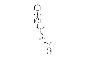 Image of 2-benzamidoacetic Acid [2-keto-2-(4-morpholinosulfonylanilino)ethyl] Ester