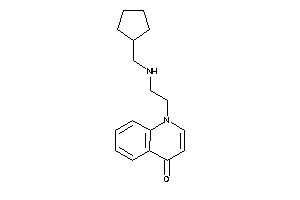 1-[2-(cyclopentylmethylamino)ethyl]-4-quinolone