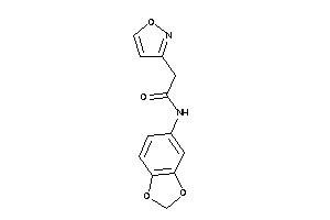 N-(1,3-benzodioxol-5-yl)-2-isoxazol-3-yl-acetamide