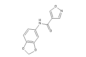 N-(1,3-benzodioxol-5-yl)isoxazole-4-carboxamide