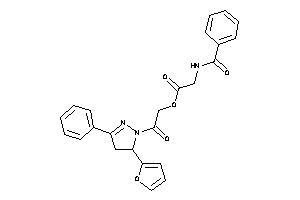 2-benzamidoacetic Acid [2-[5-(2-furyl)-3-phenyl-2-pyrazolin-1-yl]-2-keto-ethyl] Ester