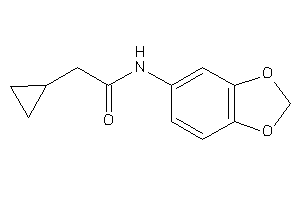 N-(1,3-benzodioxol-5-yl)-2-cyclopropyl-acetamide