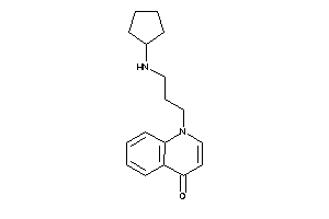 1-[3-(cyclopentylamino)propyl]-4-quinolone