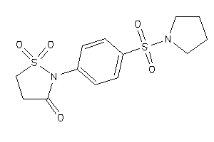 1,1-diketo-2-(4-pyrrolidinosulfonylphenyl)-1,2-thiazolidin-3-one