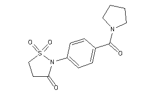 Image of 1,1-diketo-2-[4-(pyrrolidine-1-carbonyl)phenyl]-1,2-thiazolidin-3-one