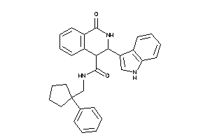 3-(1H-indol-3-yl)-1-keto-N-[(1-phenylcyclopentyl)methyl]-3,4-dihydro-2H-isoquinoline-4-carboxamide