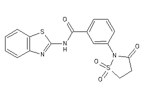 N-(1,3-benzothiazol-2-yl)-3-(1,1,3-triketo-1,2-thiazolidin-2-yl)benzamide