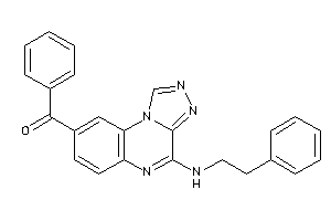 [4-(phenethylamino)-[1,2,4]triazolo[4,3-a]quinoxalin-8-yl]-phenyl-methanone