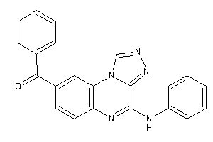 (4-anilino-[1,2,4]triazolo[4,3-a]quinoxalin-8-yl)-phenyl-methanone