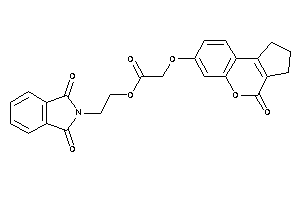Image of 2-[(4-keto-2,3-dihydro-1H-cyclopenta[c]chromen-7-yl)oxy]acetic Acid 2-phthalimidoethyl Ester