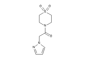 1-(1,1-diketo-1,4-thiazinan-4-yl)-2-pyrazol-1-yl-ethanone