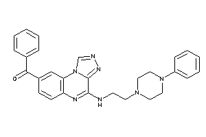 Phenyl-[4-[2-(4-phenylpiperazino)ethylamino]-[1,2,4]triazolo[4,3-a]quinoxalin-8-yl]methanone