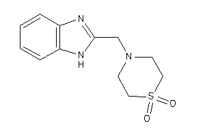 4-(1H-benzimidazol-2-ylmethyl)-1,4-thiazinane 1,1-dioxide