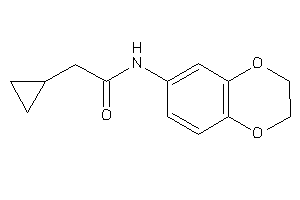 2-cyclopropyl-N-(2,3-dihydro-1,4-benzodioxin-6-yl)acetamide