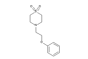 4-(2-phenoxyethyl)-1,4-thiazinane 1,1-dioxide