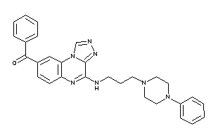 Phenyl-[4-[3-(4-phenylpiperazino)propylamino]-[1,2,4]triazolo[4,3-a]quinoxalin-8-yl]methanone