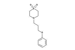 4-(3-phenoxypropyl)-1,4-thiazinane 1,1-dioxide