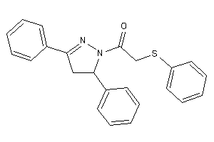 1-(3,5-diphenyl-2-pyrazolin-1-yl)-2-(phenylthio)ethanone