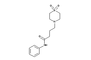 4-(1,1-diketo-1,4-thiazinan-4-yl)-N-phenyl-butyramide