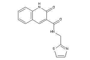 2-keto-N-(thiazol-2-ylmethyl)-1H-quinoline-3-carboxamide