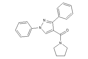 Image of (1,3-diphenylpyrazol-4-yl)-pyrrolidino-methanone