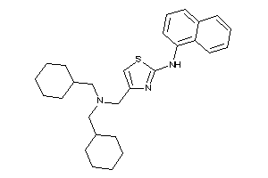 Bis(cyclohexylmethyl)-[[2-(1-naphthylamino)thiazol-4-yl]methyl]amine