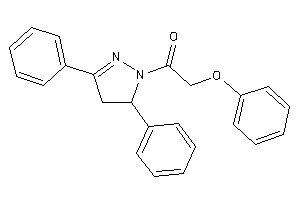 1-(3,5-diphenyl-2-pyrazolin-1-yl)-2-phenoxy-ethanone