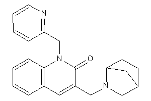 3-(5-azabicyclo[2.2.1]heptan-5-ylmethyl)-1-(2-pyridylmethyl)carbostyril