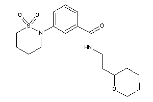 3-(1,1-diketothiazinan-2-yl)-N-(2-tetrahydropyran-2-ylethyl)benzamide