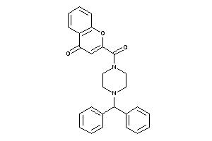 2-(4-benzhydrylpiperazine-1-carbonyl)chromone