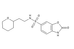 2-keto-N-(2-tetrahydropyran-2-ylethyl)-3H-1,3-benzoxazole-6-sulfonamide