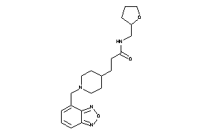 3-[1-(benzofurazan-4-ylmethyl)-4-piperidyl]-N-(tetrahydrofurfuryl)propionamide