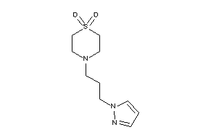 4-(3-pyrazol-1-ylpropyl)-1,4-thiazinane 1,1-dioxide