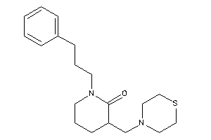 1-(3-phenylpropyl)-3-(thiomorpholinomethyl)-2-piperidone